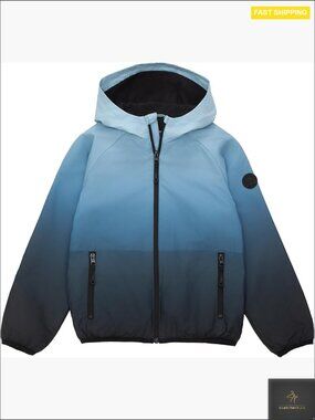 Boys Fleece Lined Windbreaker Ripstop Water Resistant Jacket Active Play